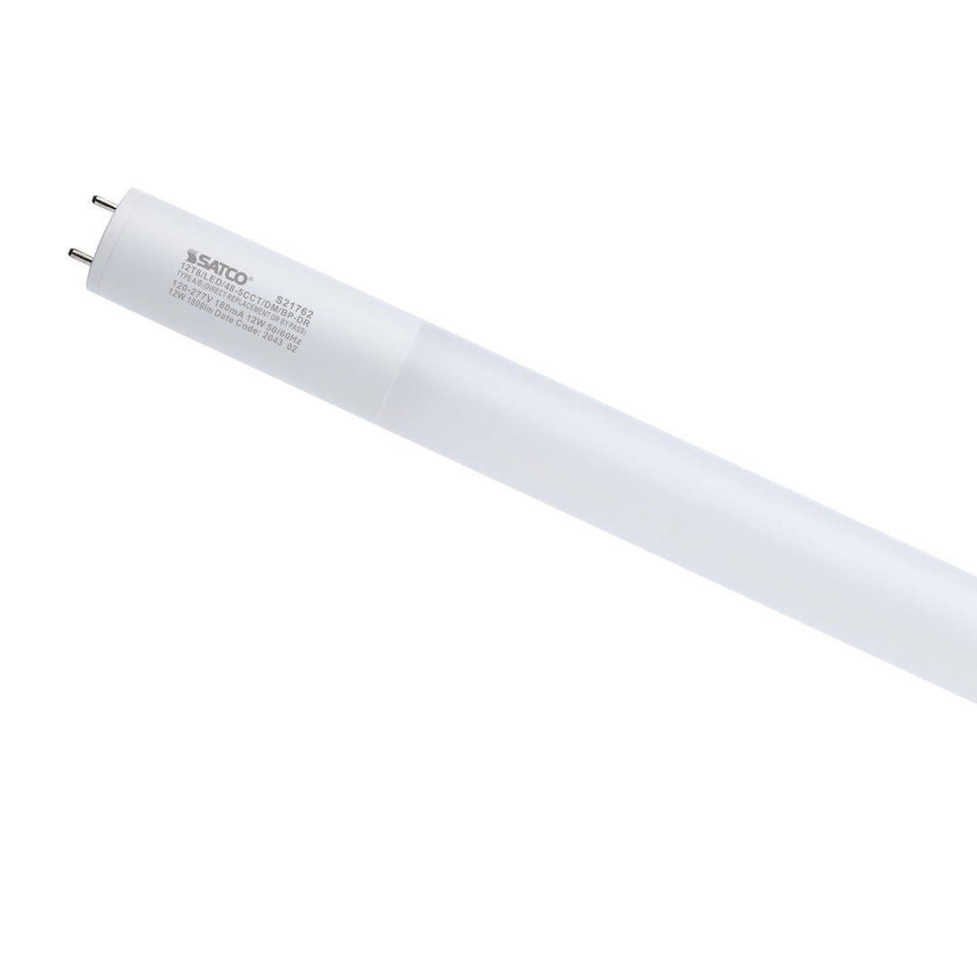12 Watt T8 LED; 48-Inch; 30K/35K/40K/50K/65K CCt BP-DR 1