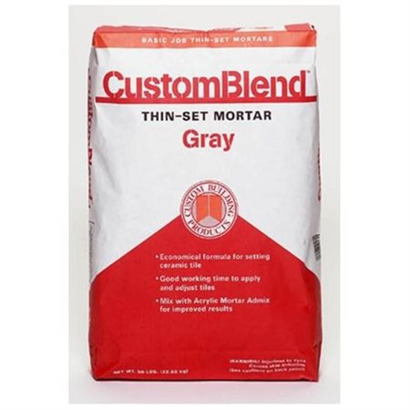 Thin-Set MORTAR CUSTOM GRY 50#