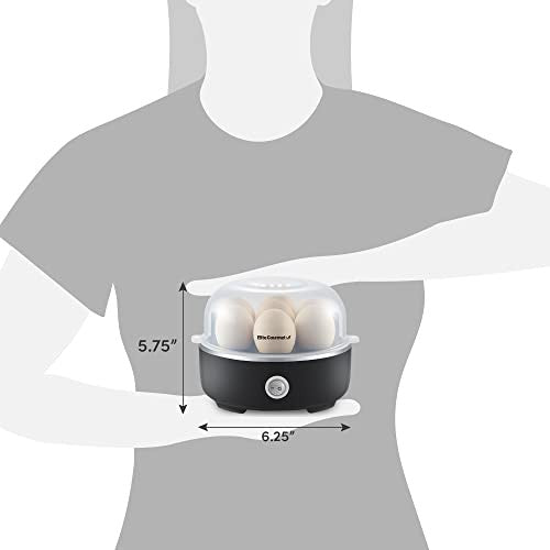 Elite Gourmet Easy Egg Cooker Electric 7-Egg Capacity