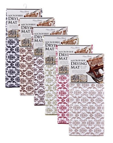 15X20" MICROFIBER PRINTED DRYING MAT* New colors