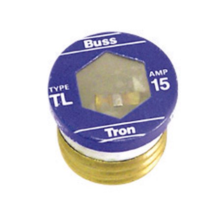 15 AMP TIME DELAY/ LOADED LINK EDISON BASE PLUG FU 1
