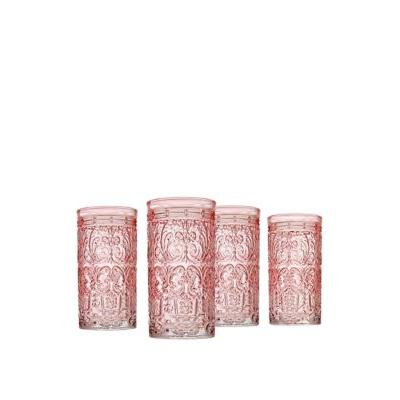 Twill Blush Set Of 4 15 OZ Highball