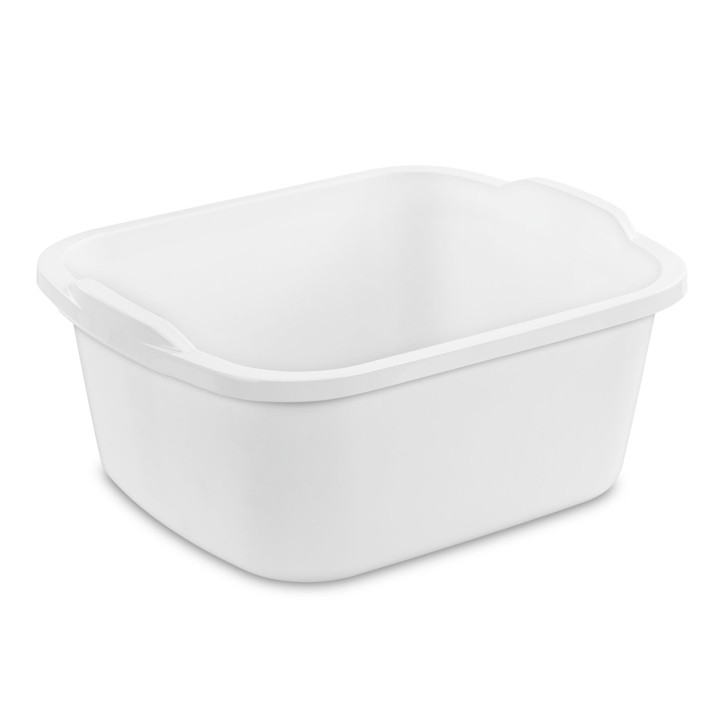DISHPAN-RECT-18qt-WHITE