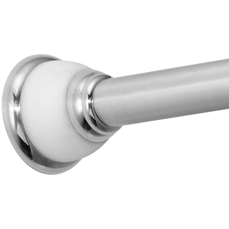 iDesign York Tension Rod Polished/White 43''-75''
