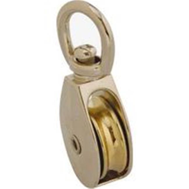 SWIVEL EYE PULLEY 2" NICKEL