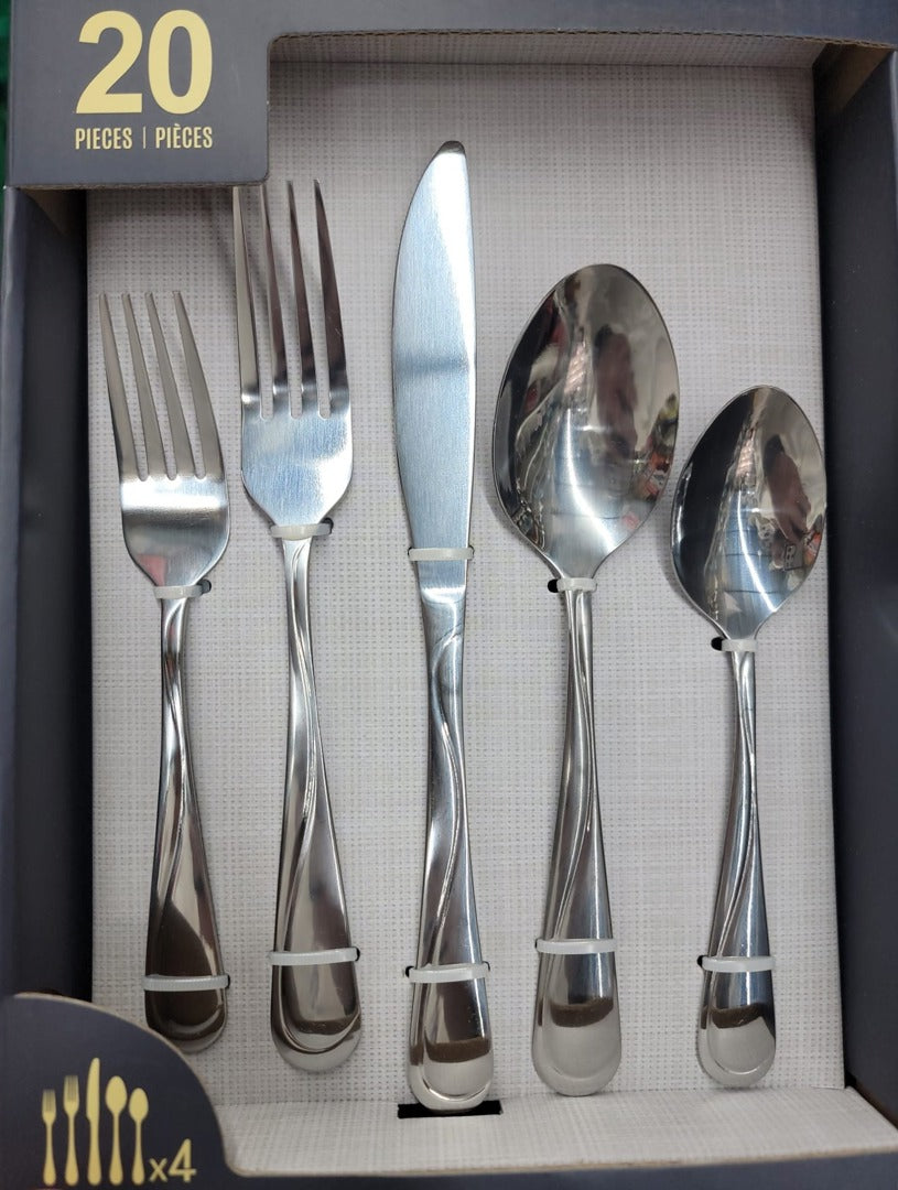Flatware Swirl Sand 20PC set