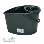 Floor Cleaning Bucket W. Small basket included 14lt.