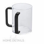 Acrylic Hand Washing Cup with Black Dual Handles