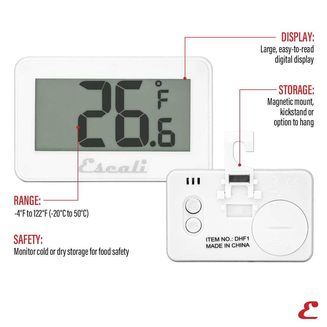 Escali Digital Refrigerator / Freezer Thermometer