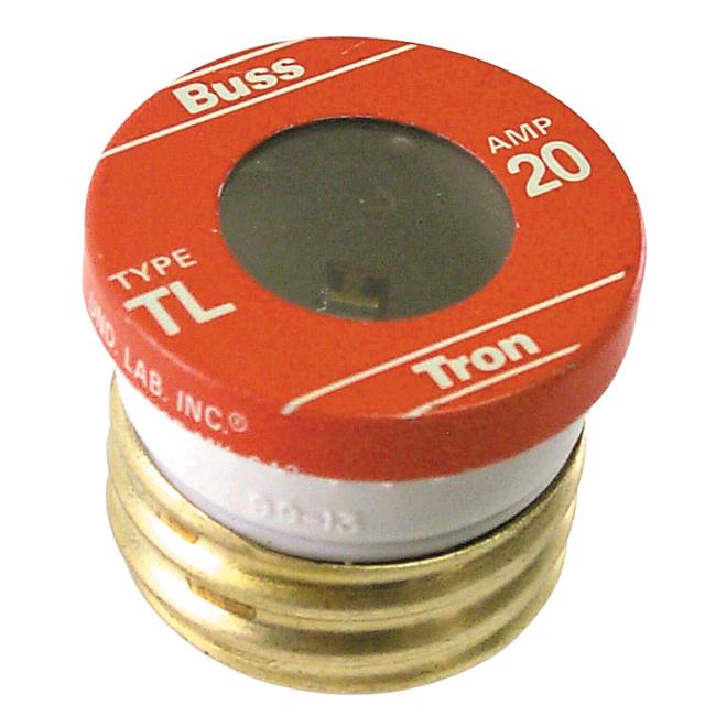 20 AMP TIME DELAY/ LOADED LINK EDISON BASE PLUG FU