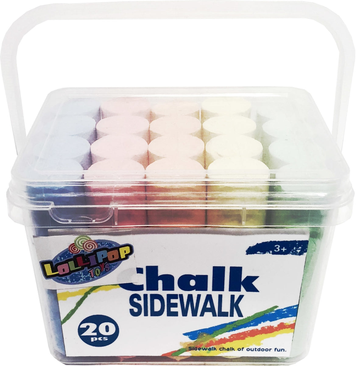 20 PC Sidewalk Chalk Set