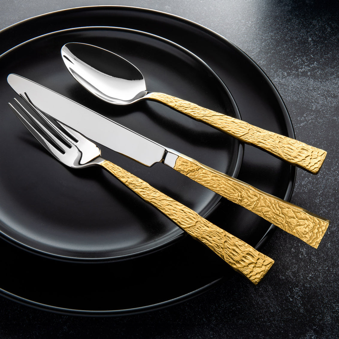 20 Pc. Flatware Set Ricci 18/10 S''S H. Crafted 3