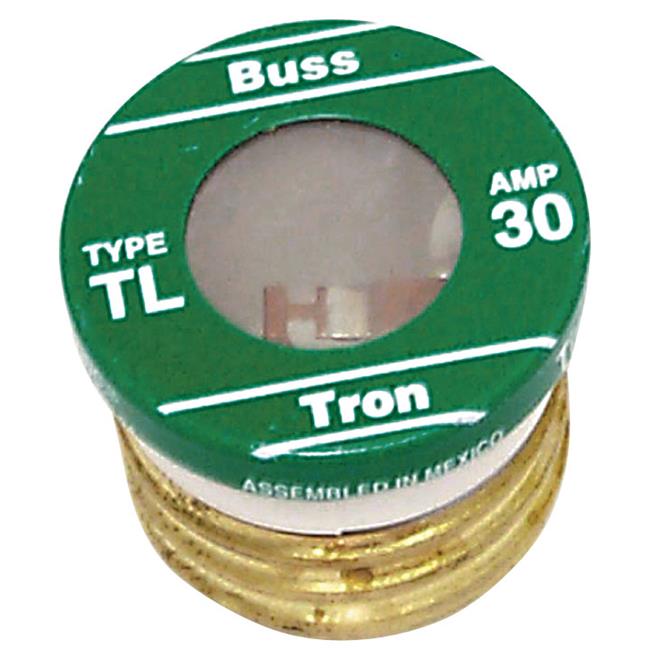 30 AMP TIME DELAY/ LOADED LINK EDISON BASE PLUG FU