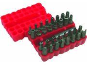 35 PC. TAMPER RESISTANT INSERT BIT ASSORTMENT CARD
