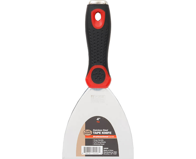 4" FLEX STAINLESS STEEL TAPE KNIFE ERGO HANDLE