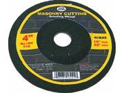 4" X 1/8" X 5/8" ARBOR MASONRY CUTTING WHEEL DEPRE