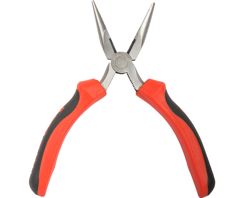 5-1/2" LONG NOSE PLIER CHROME NICKEL DOUBLE DIPPED