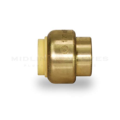 1/2'' Push Fit Stop End Pex Or copper