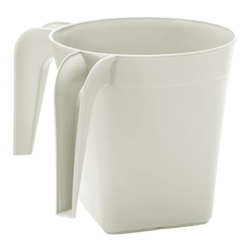 Wash Cup Plastic (White, Pointy Square)