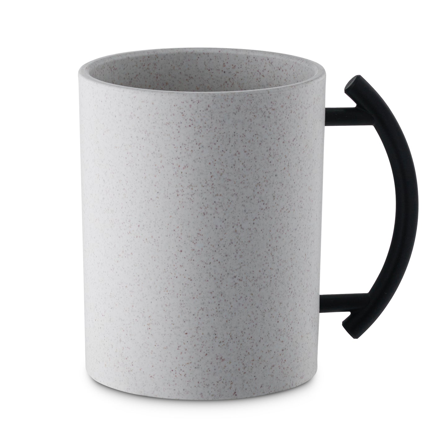 Acrylic Washing Cup White with black handles