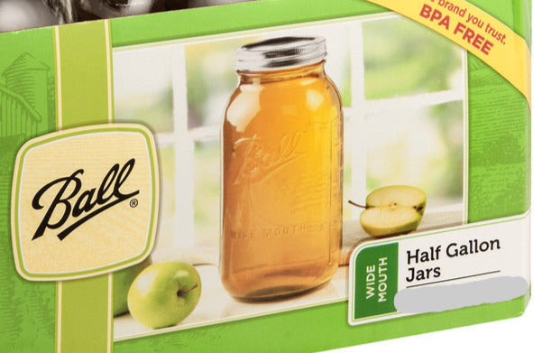 BALL JAR MASON JAR WIDE MOUTH (64 oz.) 1 PC