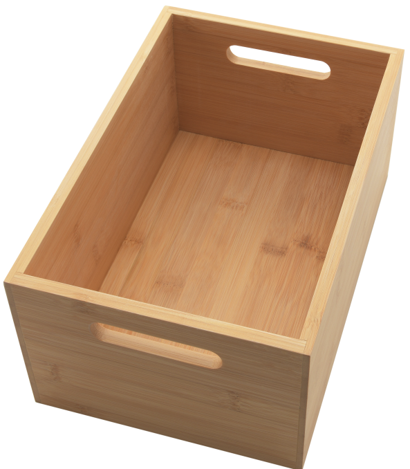 BAMBOO DRAWER ORGANIZER BOX MED
