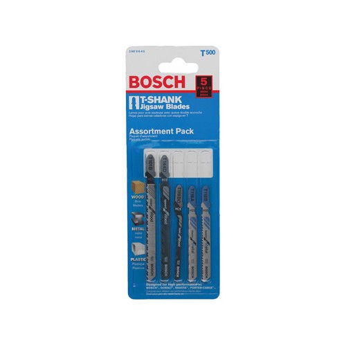 BOSCH SHANK JIGSAW BLADE ASSORT. 5 PCS ( 1ea. T118