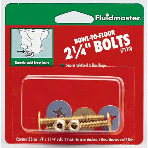 BOWL/FLOOR BOLTS 2-1/4"