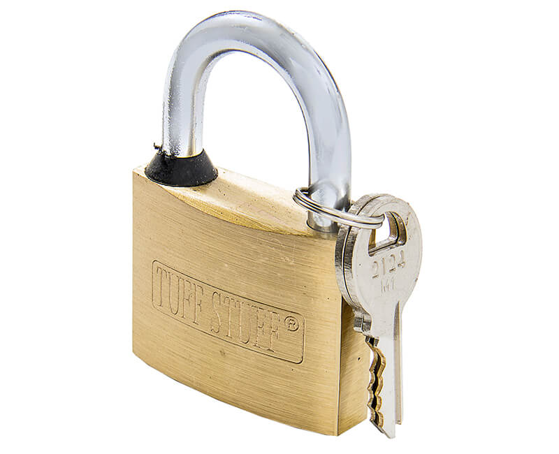 BRASS PADLOCK 1-3/4" KD CARDED