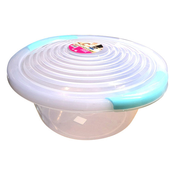 Ben Ami Clear Bowl With Cover 7 Liter