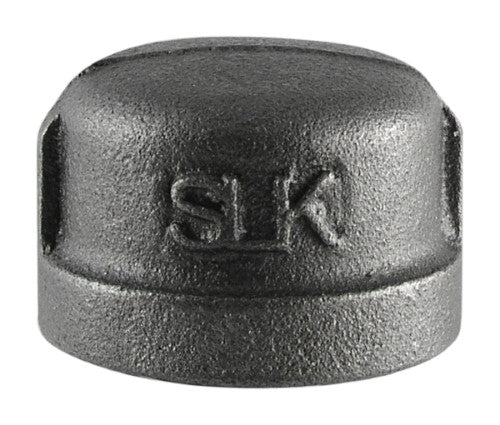 Black 1-1/4" Cap