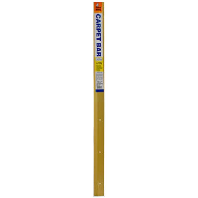 CARPET BAR-FLUTED ALUMINUM 2"X 36" GOLD FINISH