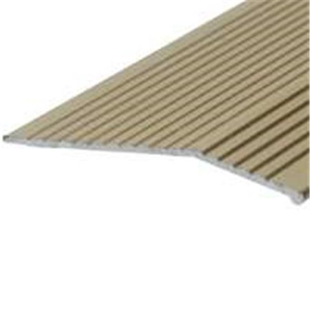 CARPET BAR-FLUTED ALUMINUM 2"X 72" GOLD FINISH