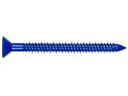 CONCRETE SCREW BLUE XYLAN FLAT PHILLIP 1/4 X 2-1/4