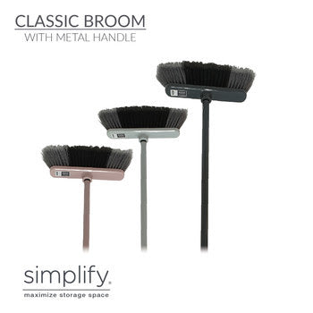 Classic Broom with Metal Handle