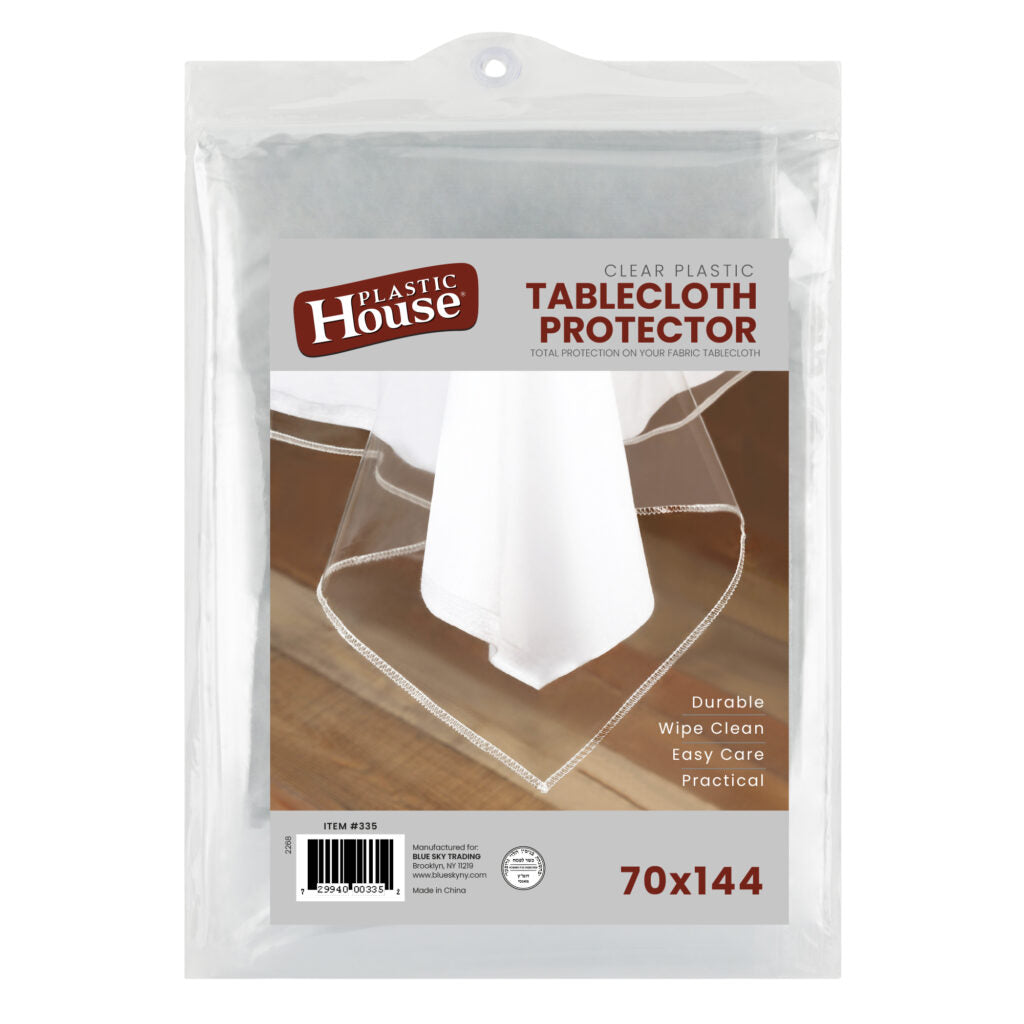 Clear Table Cloth 70x144 Kosher for Pesach
