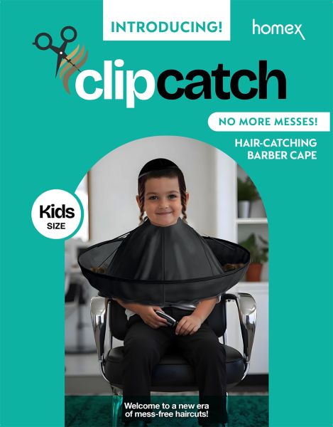 ClipCatch Hair Catching Barber Cape Kid