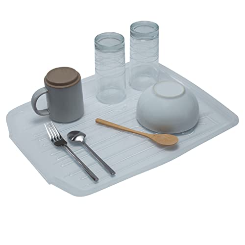 Countertop Draining Tray Medium Clear 4
