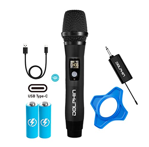 DOLPHIN WIRELSS MIke USB-C CHARGNG BK