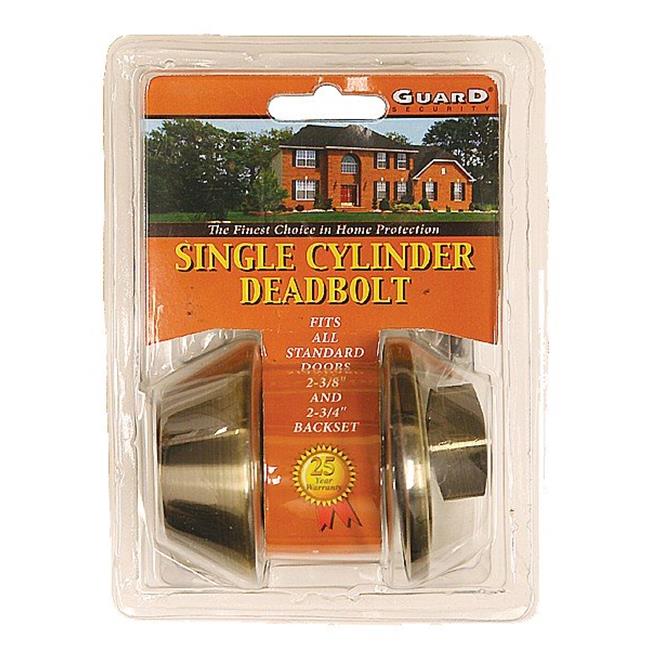 Double Deadbolt Lock Brass