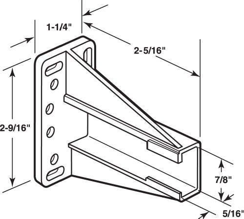 Drawer Track Backplate 2