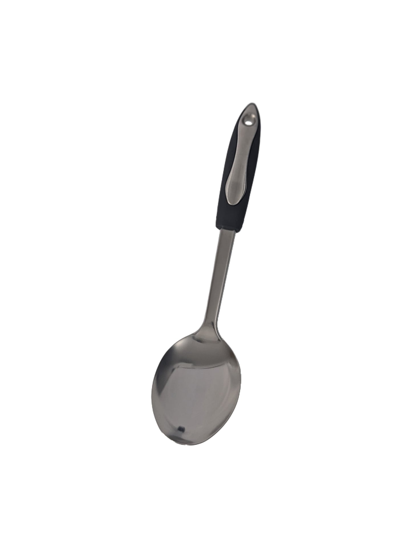 EFG Home, Rubber Handle Stainless Steel Solid Spoon 3