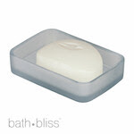 Frosted Glass Soap Dish