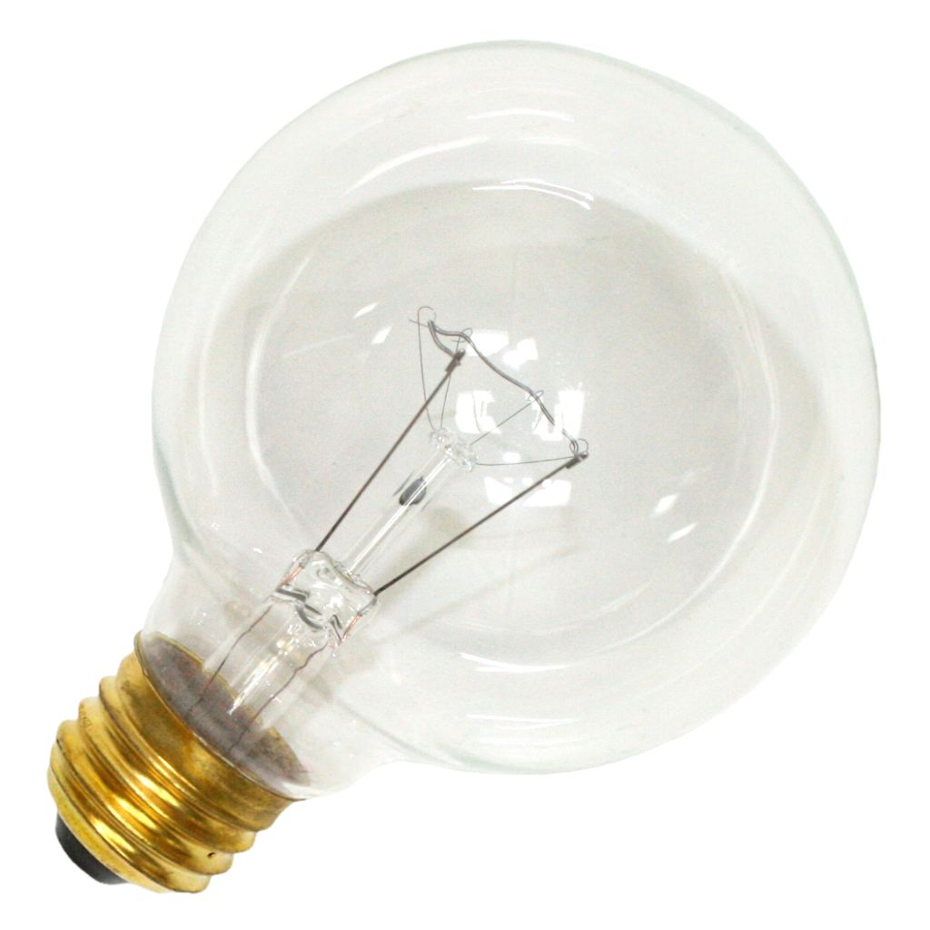 G25 GLOBE- MED.BASE- 40w CLEAR