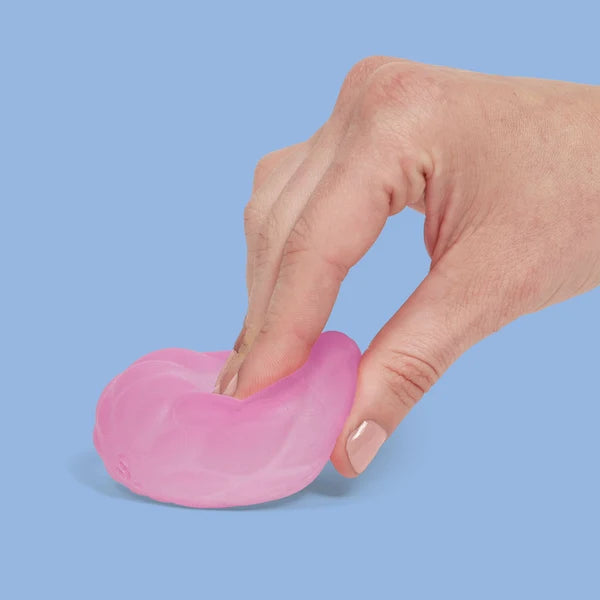 Speks Gump Surface Memory Gel Stress Ball - Moon Jelly Quilt