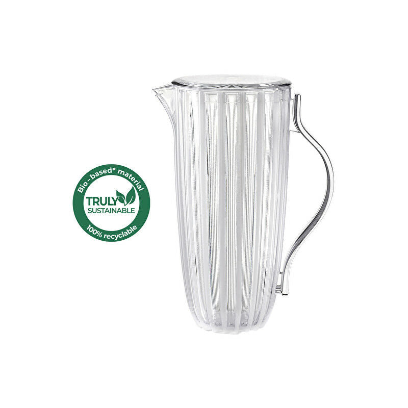 Guzzini Pitcher White/ Clear