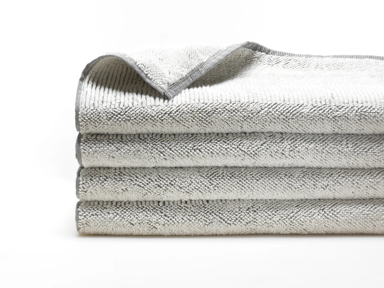 Hand Towel (aura) White/Grey20x36 3