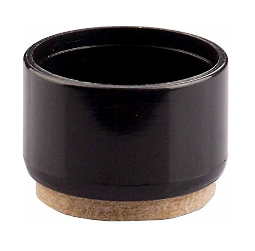 LEG TIP-PLASTIC-w/FELT-7/8"-