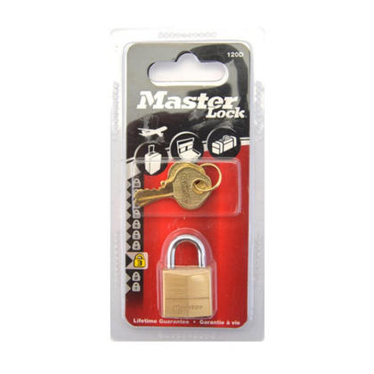MASTER PADLOCK-BRASS- .3/4" 2