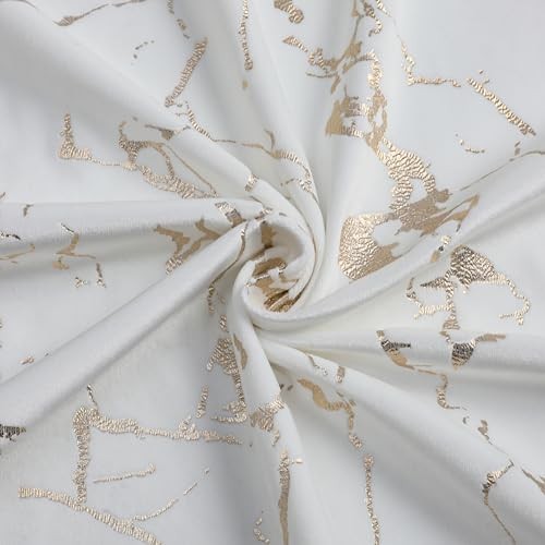 Majestic Tablecloths (70"x144", Velvet Glacier Gold) 4